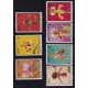 CUBA 1971 SERIE COMPLETA DE ESTAMPILLAS NUEVAS MINT FLORES